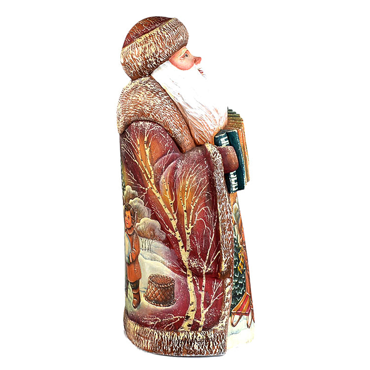 Large Santa Ded Moroz With Accordian