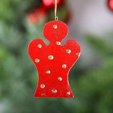 Christmas Angel Ornament Blue