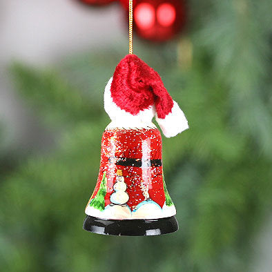 Santa Wooden Christmas Ornament