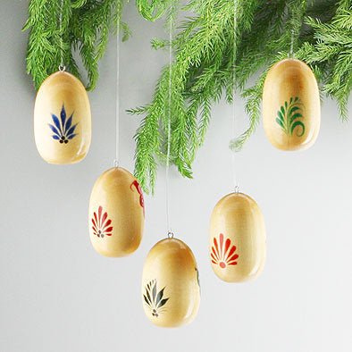 Butterflies Russian Eggs Ornaments