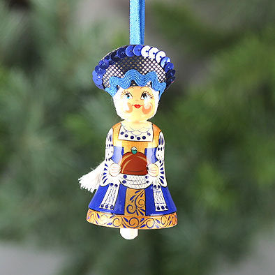 Russian Doll Bell Ornament