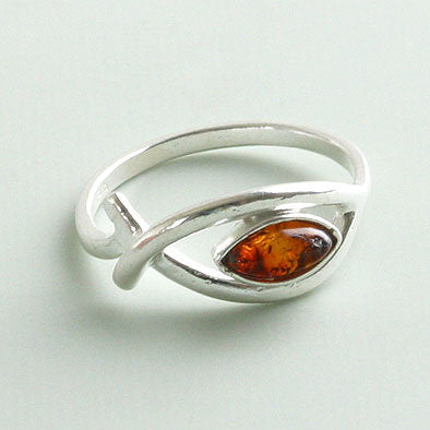 Jesus Fish Amber Ring