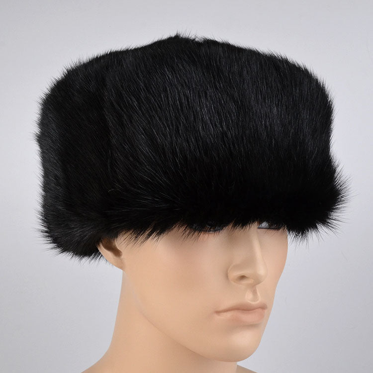 Glamorous Black Mink Ushanka Hat
