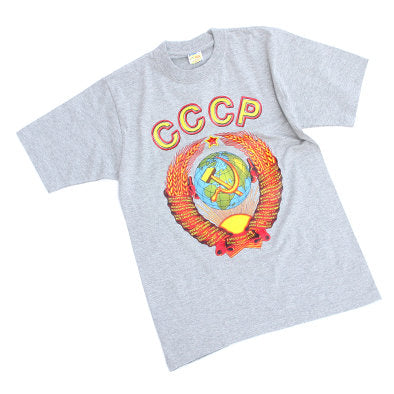 Gray Soviet CCCP T-Shirt