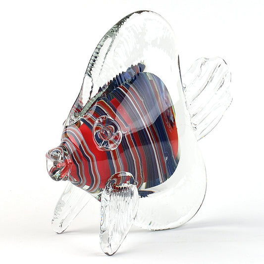 Murano Style Art Glass Angel Fish