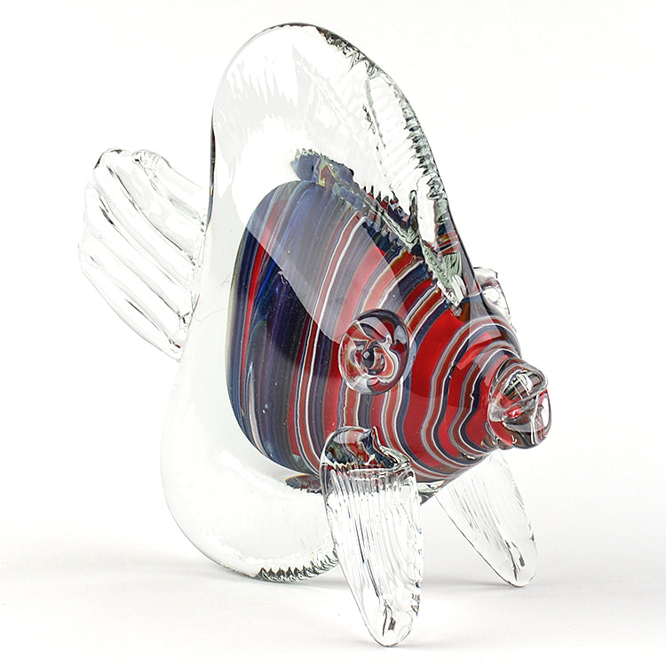 Murano Style Art Glass Angel Fish