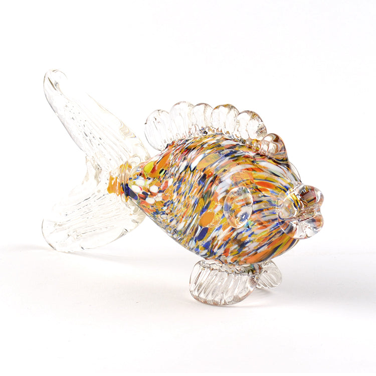 Glass Multi-Color Tropical Fish