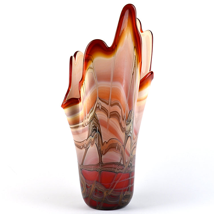 Impressive Fantasy Art Glass Vase