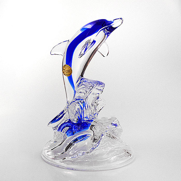 Blue Dolphin Art Glass