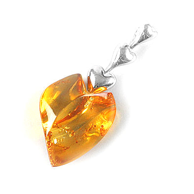 Valentine's Honey Heart Pendant