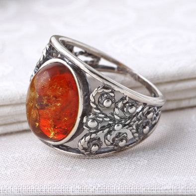 Honey Amber Ring
