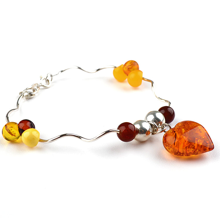 Valentine's Amber Bracelet