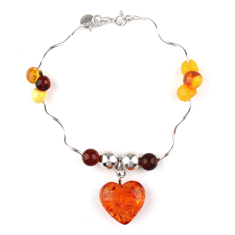 Valentine's Amber Bracelet