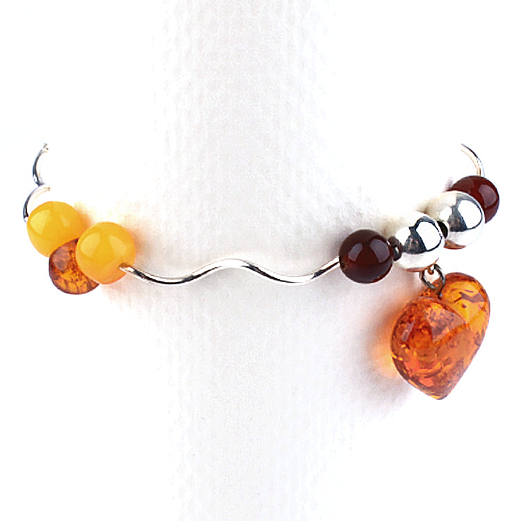 Valentine's Amber Bracelet