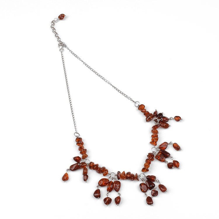 Bits of Amber Necklace