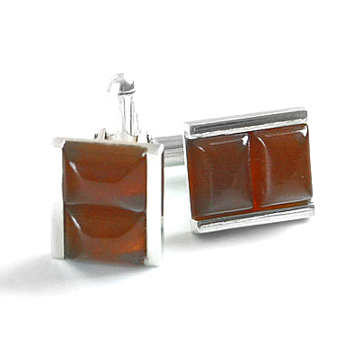 Amber Cufflinks