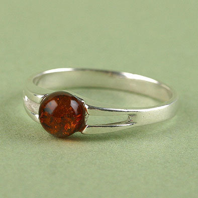 Amber Bulb Ring