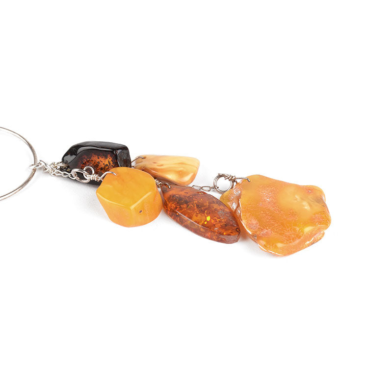 Genuine Amber Chunks Necklace