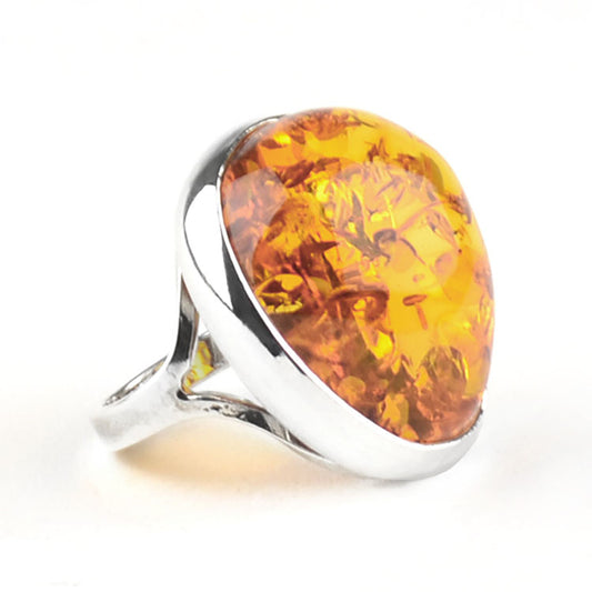 Beautiful Baltic Amber Ring