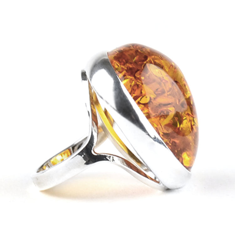 Beautiful Baltic Amber Ring