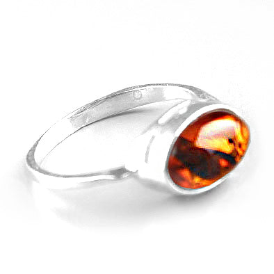 Amber Oval Ring