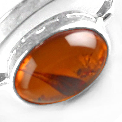 Amber Oval Ring
