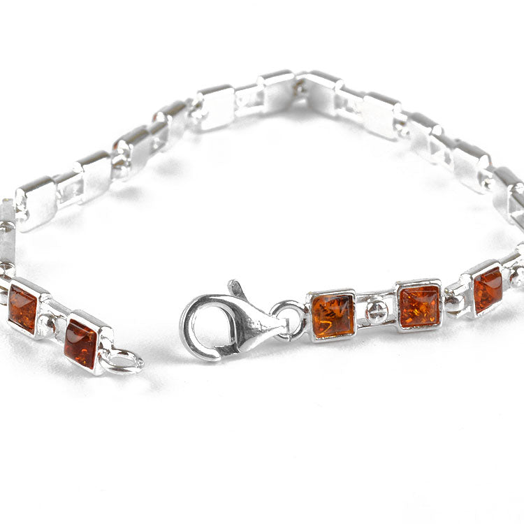 Amber Squares Bracelet