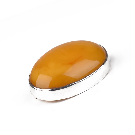 Vintage Butterscotch Amber Brooch