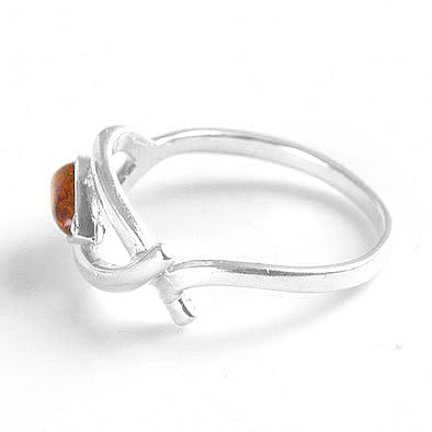 Jesus Fish Amber Ring