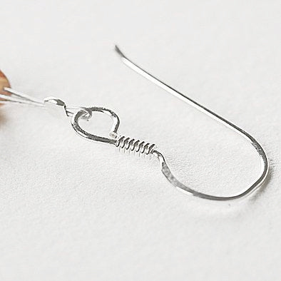 Amber and Coral Drops Earrings