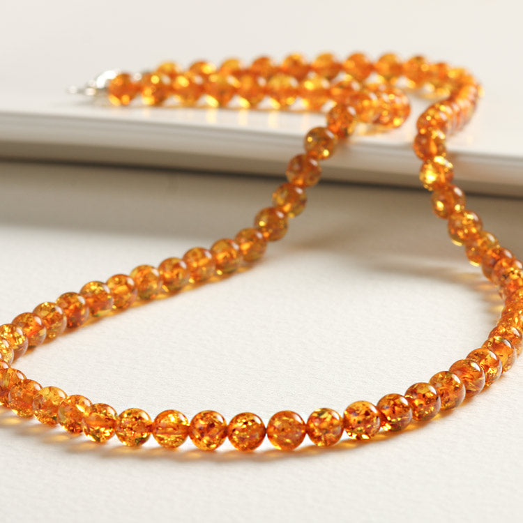 Pettit Beads Amber Necklace