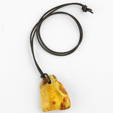 Unisex Natural Amber Necklace