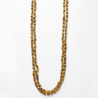 Two Yards of Multi-colored Amber Necklace