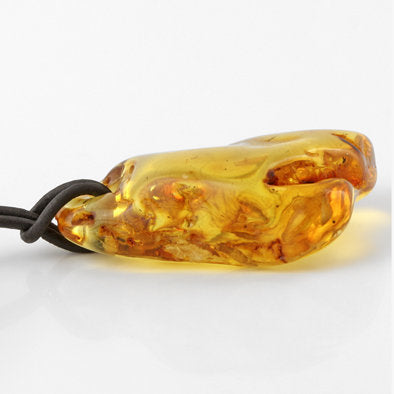 Handsome Unisex Natural Amber Necklace