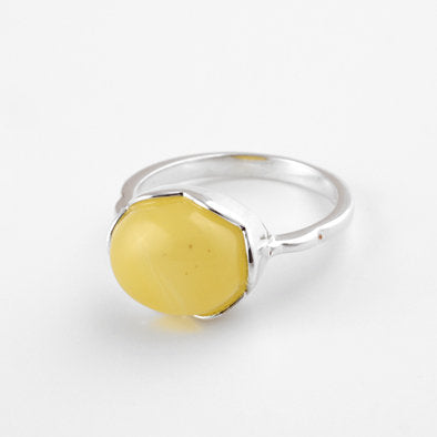 Bump Butterscotch Oval Ring