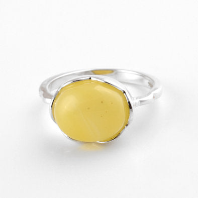 Bump Butterscotch Oval Ring