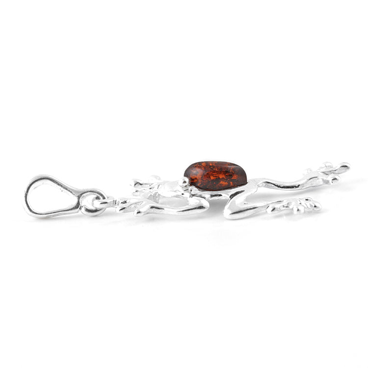 Leapfrog Cognac Amber Pendant