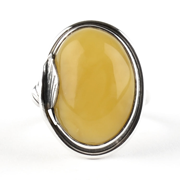 Classic Butterscotch Amber Ring