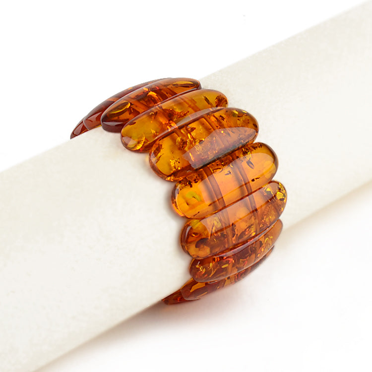 Glowing Honey Amber Bracelet