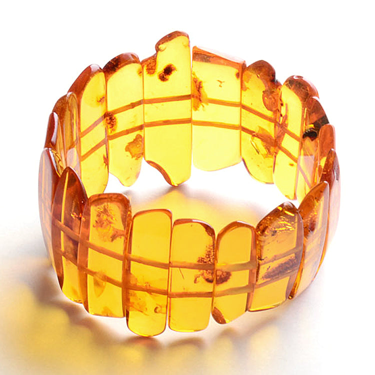 Stunning Baltic Honey Amber Stretch Bracelet