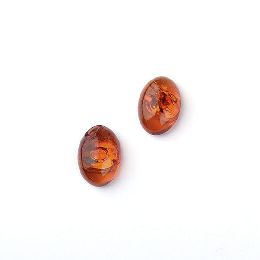 Perfect Amber Stud Earrings