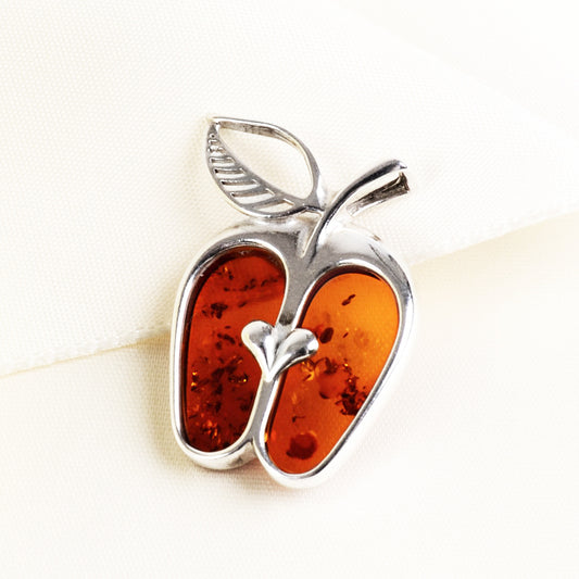 Amber Apple Pendant