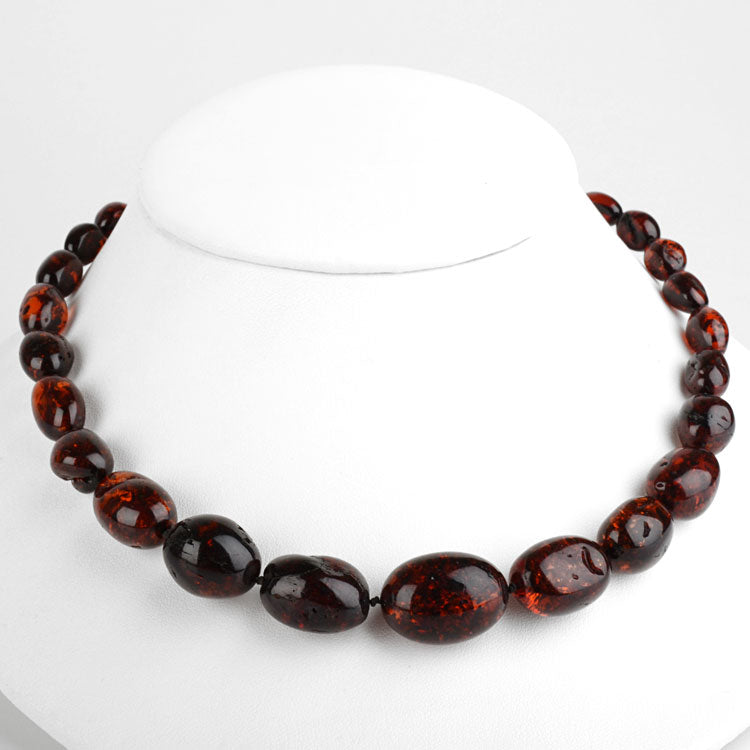 Genuine Cherry Amber Necklace