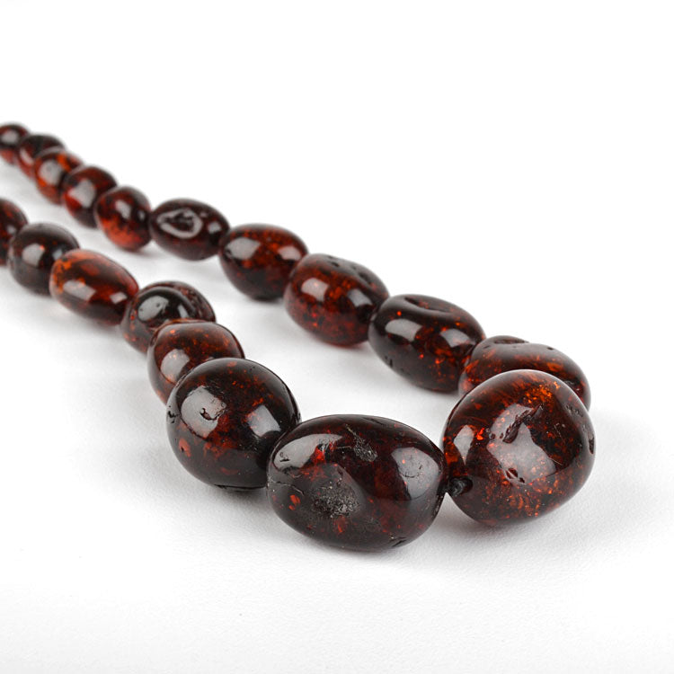 Genuine Cherry Amber Necklace