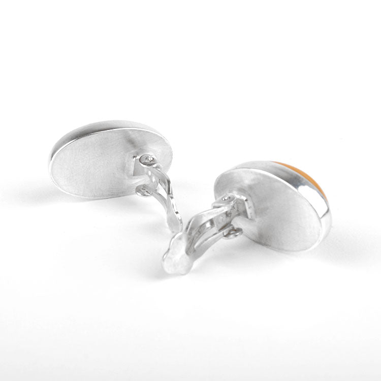 Butterscotch Amber Clip On Earrings