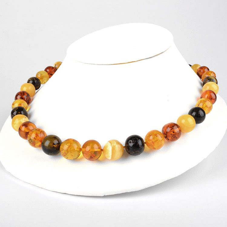 Exquisite Amber Beads Necklace