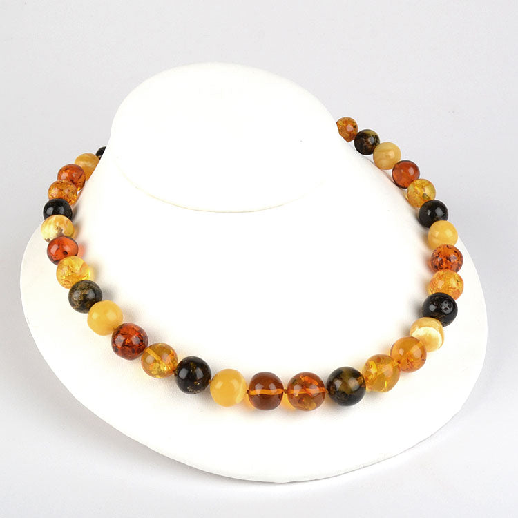 Exquisite Amber Beads Necklace