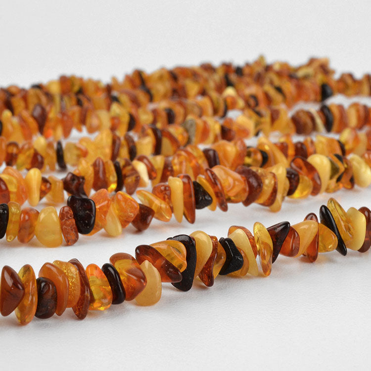 Super Long Amber Necklace 76"