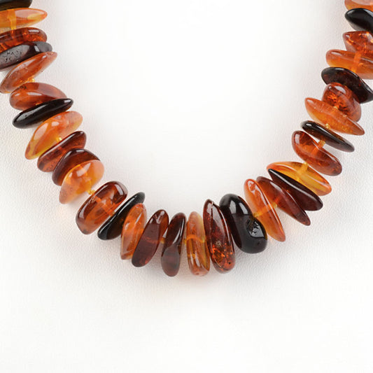 Russian Amber Pebbles Necklace
