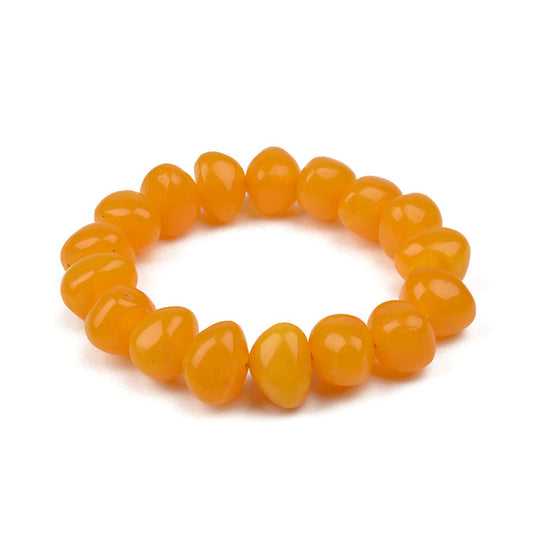 Chunky Butterscotch Amber Bracelet (Reconstructed)